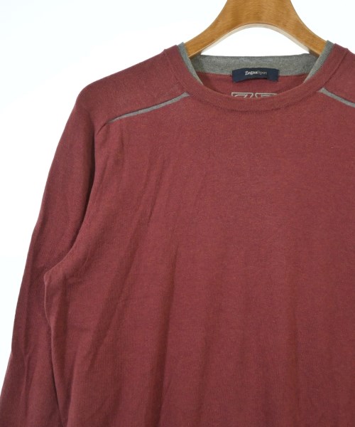 Zegna Sport（ゼニア　スポーツ）ニット・セーター 赤 サイズ:M メンズ/2200656201174