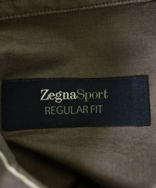 Zegna Sport（ゼニア　スポーツ）カジュアルシャツ 茶 サイズ:XL メンズ/2200645001099