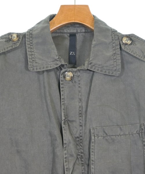 Zegna Sport（ゼニア　スポーツ）ミリタリーブルゾン グレー サイズ:S メンズ/2200648321095
