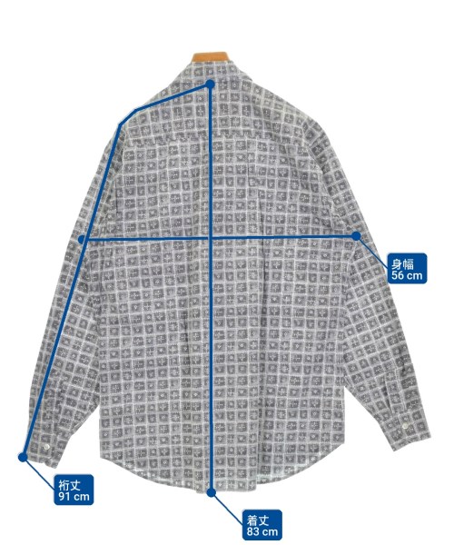 Zegna Sport（ゼニア　スポーツ）カジュアルシャツ グレー サイズ:L メンズ/2200720448191