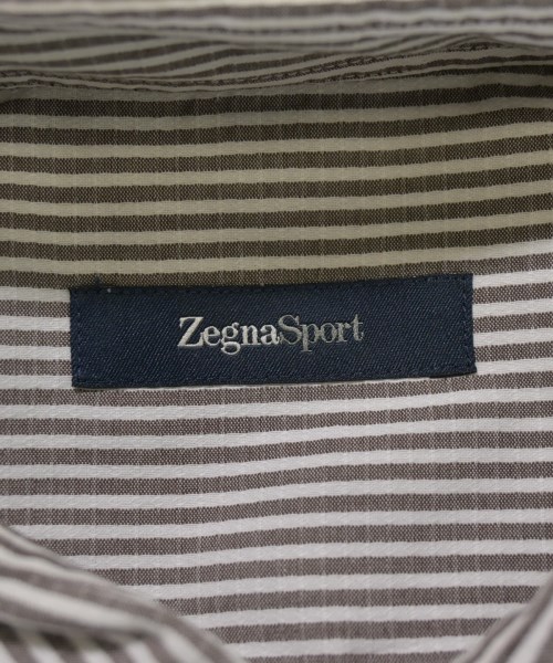 Zegna Sport（ゼニア　スポーツ）カジュアルシャツ 茶 サイズ:M メンズ/2200722080047