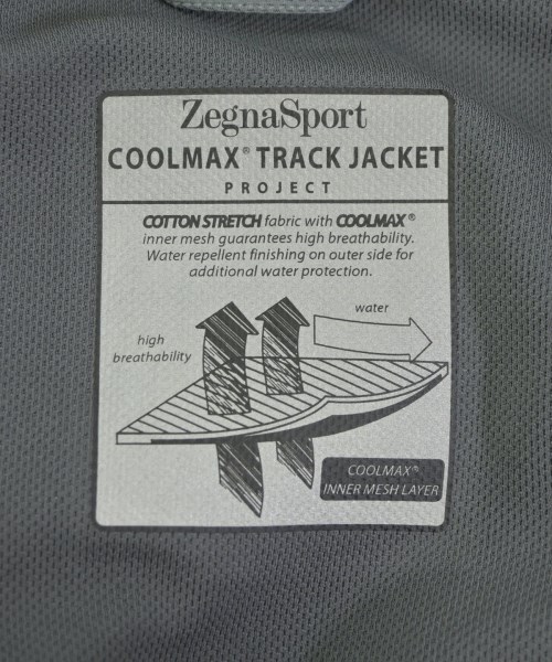 Zegna Sport（ゼニア　スポーツ）パーカー グレー サイズ:M メンズ/2200686813293
