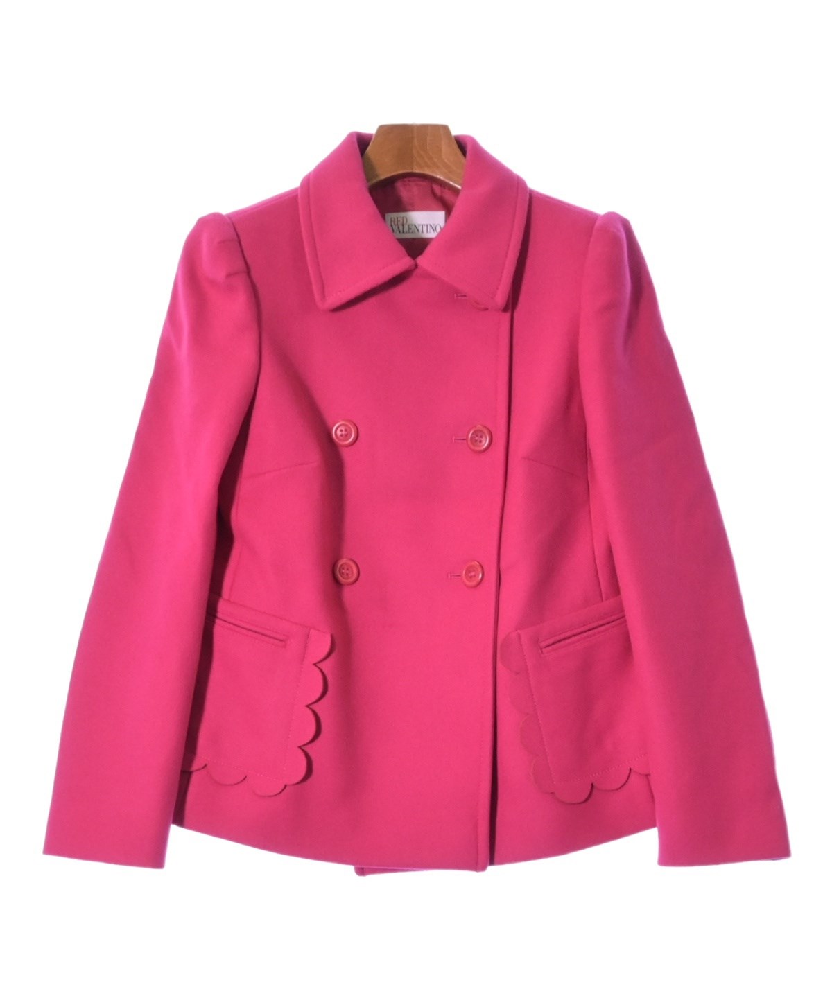 RED VALENTINO（ヴァレンティノレッド）ピーコート ピンク