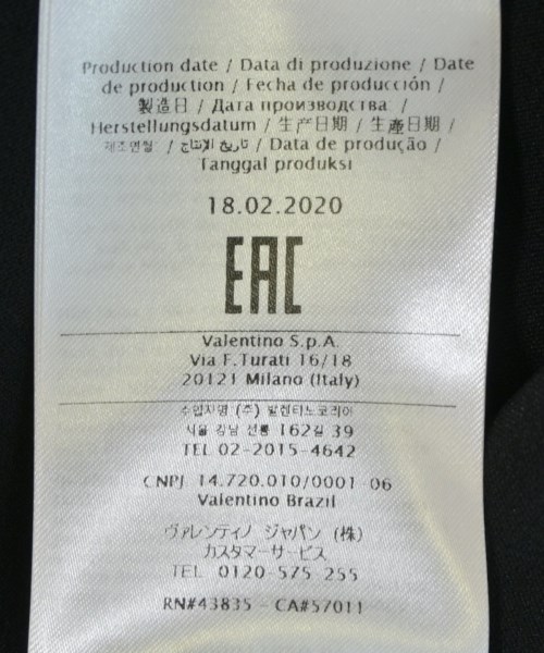 RED VALENTINO（ヴァレンティノレッド）ジャケット 黒 サイズ:42(M位) レディース/2200636826014