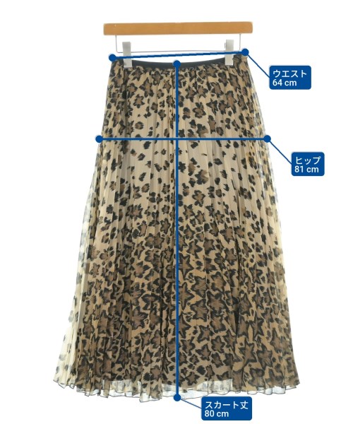 RED VALENTINO（ヴァレンティノレッド）ロング・マキシ丈スカート 茶 サイズ:40(M位) レディース/2200634884122