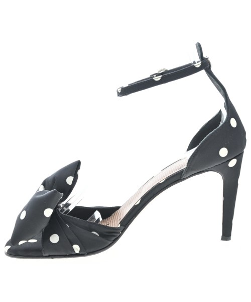 RED VALENTINO（ヴァレンティノレッド）サンダル 黒 サイズ:EU37(23.5cm位) レディース/2200640489090