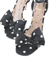 RED VALENTINO（ヴァレンティノレッド）サンダル 黒 サイズ:EU37(23.5cm位) レディース/2200640489090