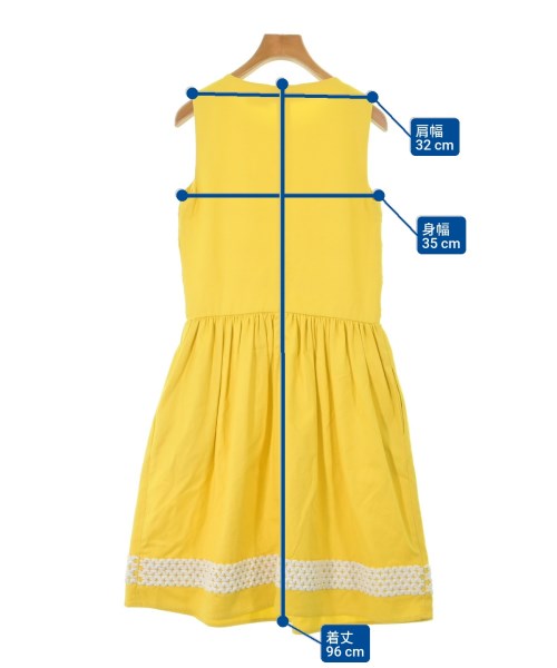 RED VALENTINO（ヴァレンティノレッド）ワンピース 黄 サイズ:38(S位) レディース/2200640082055