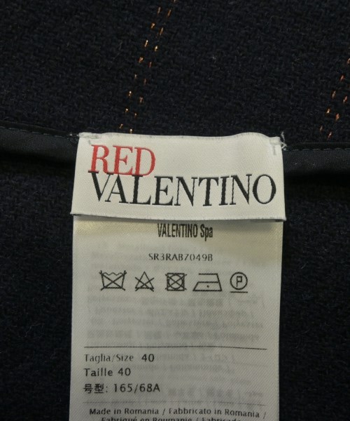 RED VALENTINO（ヴァレンティノレッド）ミニスカート 紺 サイズ:40(M位) レディース/2200644382021