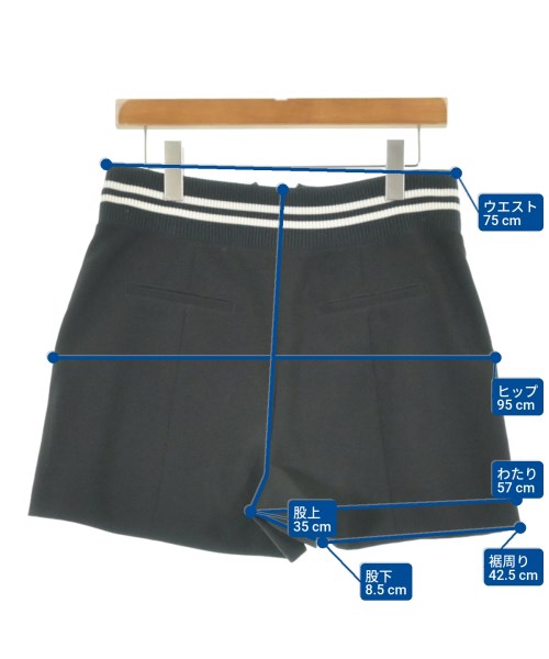 RED VALENTINO（ヴァレンティノレッド）ショートパンツ 黒 サイズ:44(L位) レディース/2200632953035