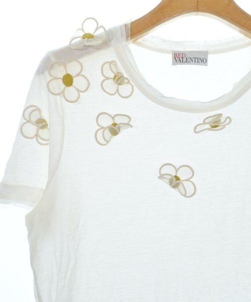 RED VALENTINO（ヴァレンティノレッド）Tシャツ・カットソー 白 サイズ:M レディース/2200617133018