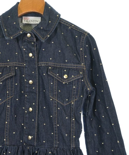 RED VALENTINO（ヴァレンティノレッド）シャツワンピース 紺 サイズ:36(XS位) レディース/2200672903106