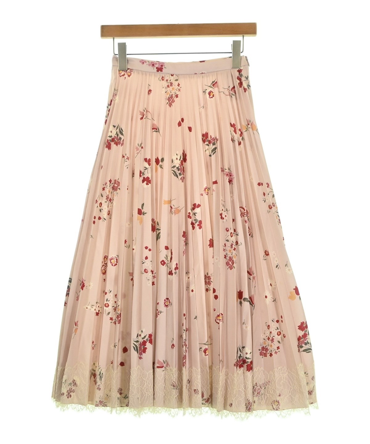 valentino スカート RED VALENTINO（ヴァレンティノレッド）ひざ丈スカート 白 サイズ:40(M