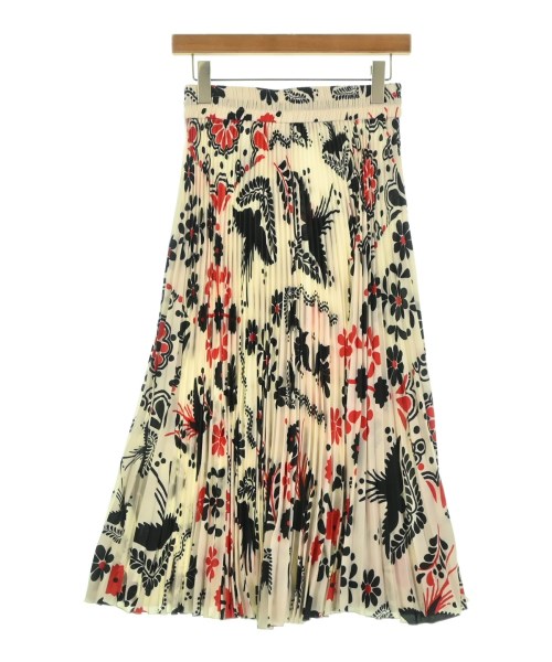 RED VALENTINO（ヴァレンティノレッド）ひざ丈スカート 白 サイズ:40(M位) レディース/2200672911644