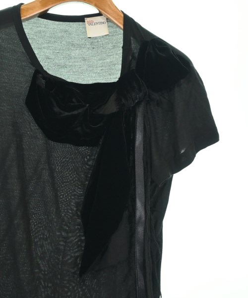 RED VALENTINO（ヴァレンティノレッド）Tシャツ・カットソー 黒 サイズ:-(S位) レディース/2200678575109