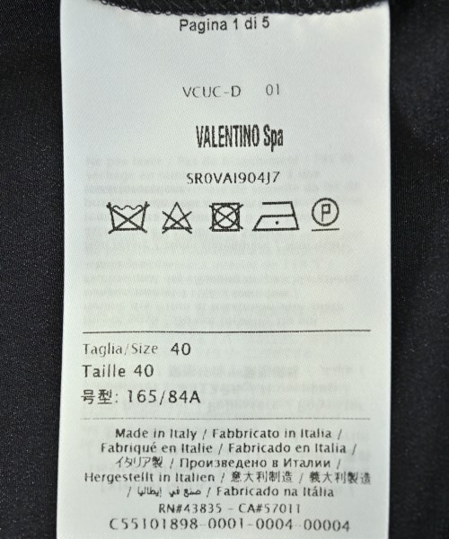 RED VALENTINO（ヴァレンティノレッド）ワンピース 黒 サイズ:40(M位) レディース/2200677842158