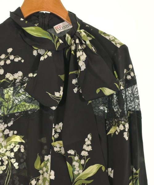 RED VALENTINO（ヴァレンティノレッド）カジュアルシャツ 黒 サイズ:38(S位) レディース/2200700658558