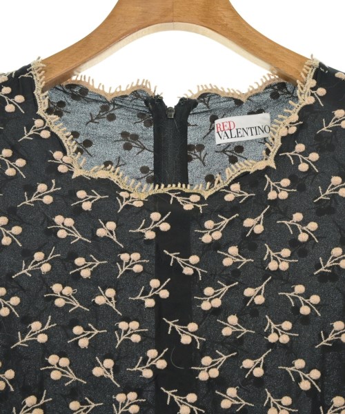 RED VALENTINO（ヴァレンティノレッド）ワンピース 黒 サイズ:44(XL位) レディース/2200657450021
