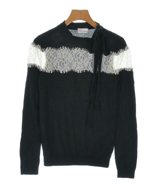 RED VALENTINO(ヴァレンティノレッド)ニット・セーター 黒 サイズ:S/2200660646022