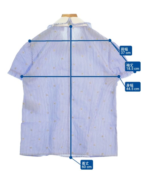 RED VALENTINO（ヴァレンティノレッド）ブラウス 青 サイズ:40(M位) レディース/2200713939101