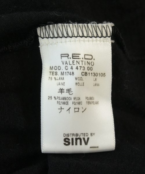 RED VALENTINO（ヴァレンティノレッド）Tシャツ・カットソー 黒 サイズ:38(S位) レディース/2200714498041
