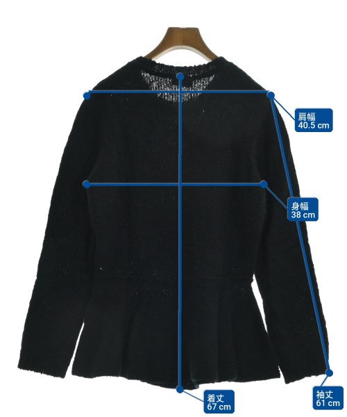 RED VALENTINO（ヴァレンティノレッド）ニット・セーター 黒 サイズ:S レディース/2200718191061