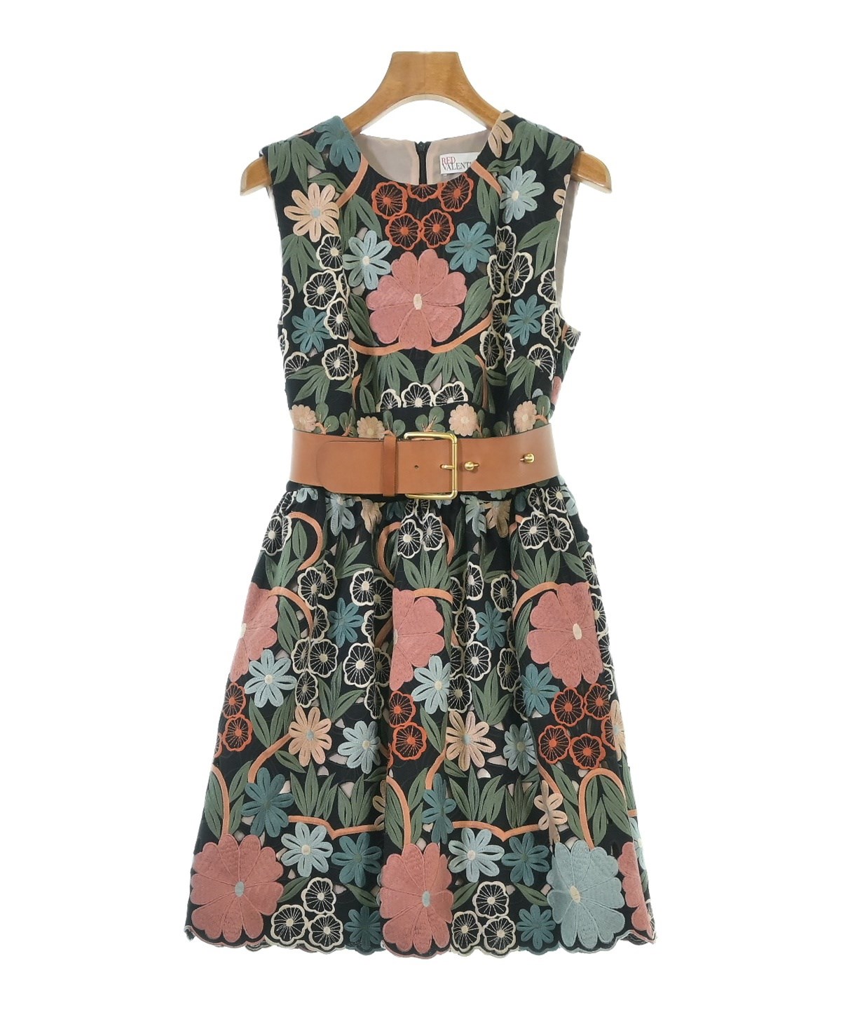 RED VALENTINO（ヴァレンティノレッド）ワンピース 黒 サイズ:38(S位