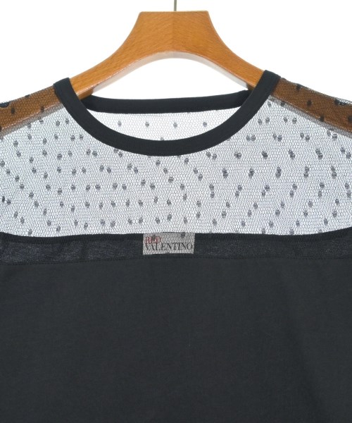 RED VALENTINO（ヴァレンティノレッド）Tシャツ・カットソー 黒 サイズ:XS レディース/2200705829014