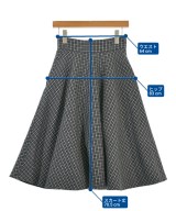 RED VALENTINO（ヴァレンティノレッド）ロング・マキシ丈スカート グレー サイズ:38(S位) レディース/2200672245015