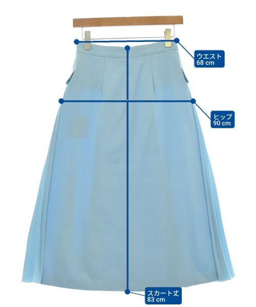 RED VALENTINO（ヴァレンティノレッド）ロング・マキシ丈スカート 青 サイズ:38(S位) レディース/2200732144043
