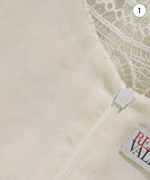 RED VALENTINO（ヴァレンティノレッド）ワンピース 白 サイズ:40(L位) レディース/2200733912016