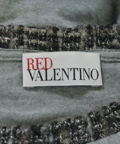 RED VALENTINO（ヴァレンティノレッド）Tシャツ・カットソー グレー サイズ:XS レディース/2200686336044
