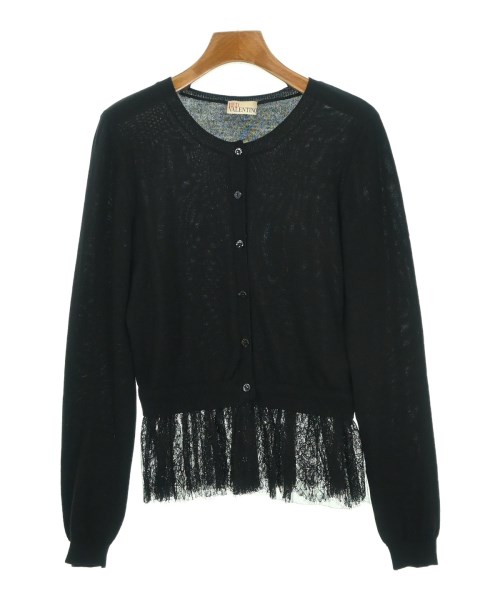 RED VALENTINO(ヴァレンティノレッド)カーディガン 黒 サイズ:L/2200688396169
