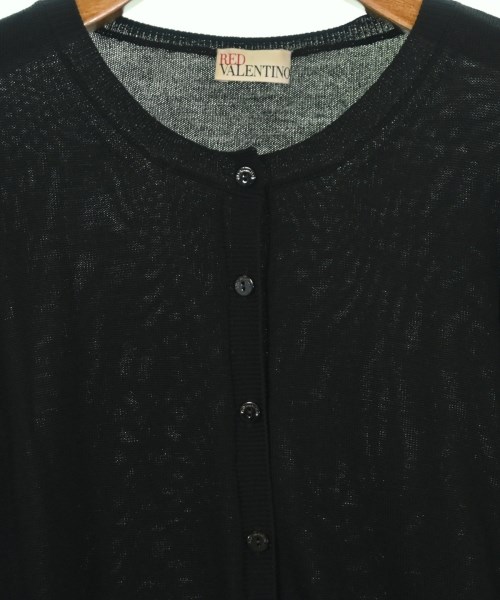 RED VALENTINO（ヴァレンティノレッド）カーディガン 黒 サイズ:L レディース/2200688396169