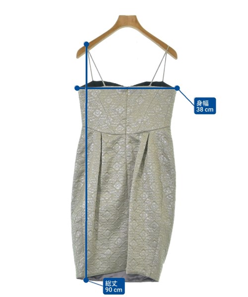 RED VALENTINO（ヴァレンティノレッド）ワンピース グレー サイズ:40(M位) レディース/2200689436031