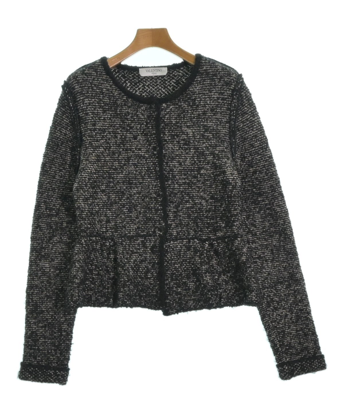 W3)VALENTINO ROMA ヴァレンティノ ケープ ジャケット 黒 W3)VALENTINO ROMA ヴァレンティノ ケープ ジャケット 黒