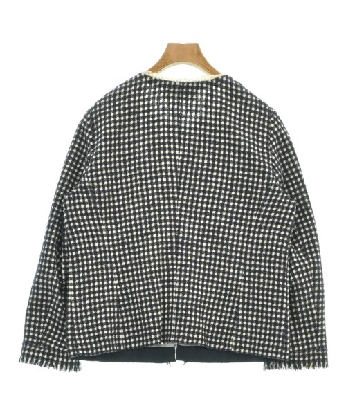 RENA LANGE（レナ　ランゲ）ノーカラージャケット 紺 サイズ:44(L位) レディース/2200606354028