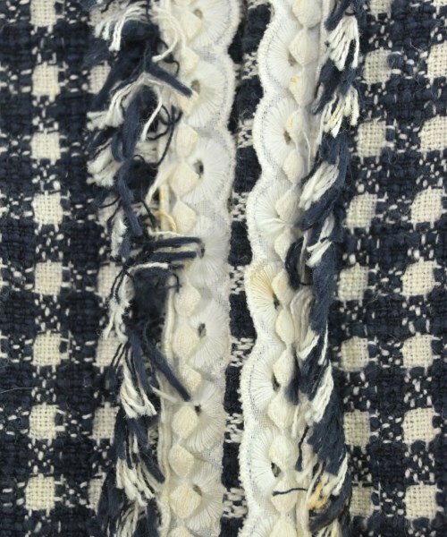 RENA LANGE（レナ　ランゲ）ノーカラージャケット 紺 サイズ:44(L位) レディース/2200606354028