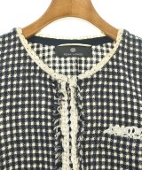 RENA LANGE（レナ　ランゲ）ノーカラージャケット 紺 サイズ:44(L位) レディース/2200606354028