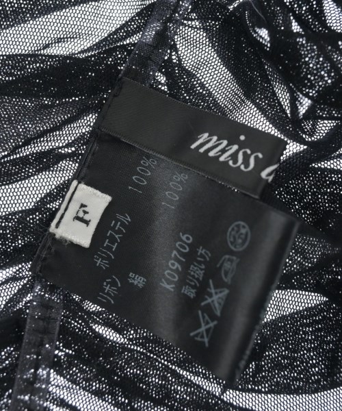 miss ashida（ミス　アシダ）ストール 黒 サイズ:F レディース/2200627224072