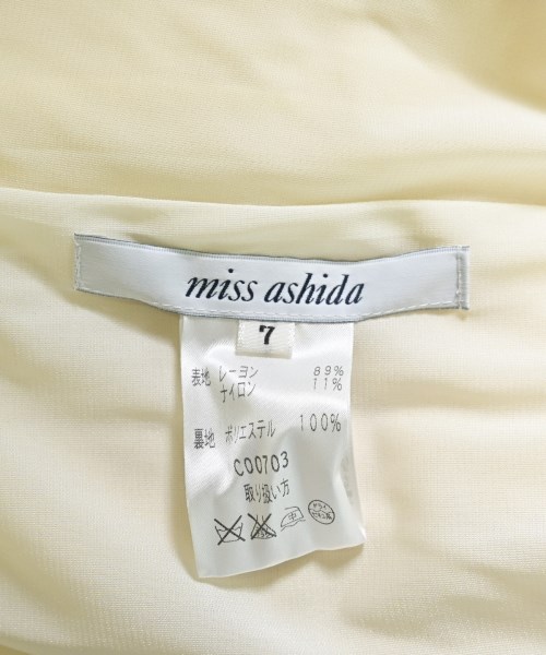 miss ashida（ミス　アシダ）ワンピース 白 サイズ:7(S位) レディース/2200629376113