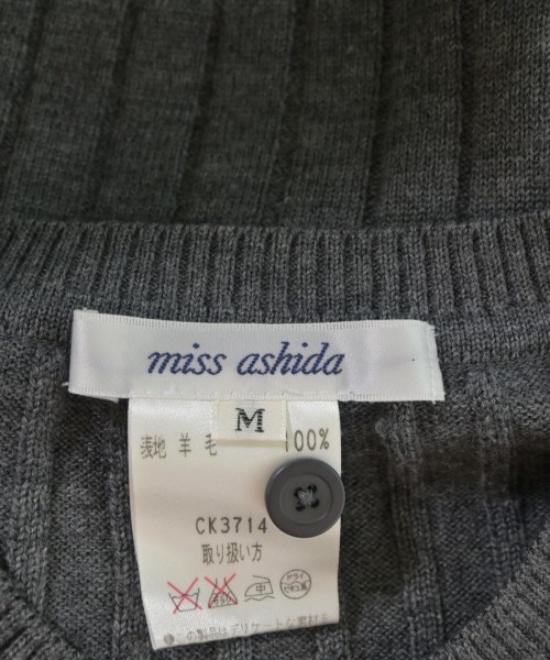 miss ashida（ミス　アシダ）カーディガン グレー サイズ:M レディース/2200690458107