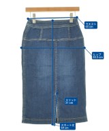 miss ashida（ミス　アシダ）ひざ丈スカート 紺 サイズ:7(S位) レディース/2200650535190