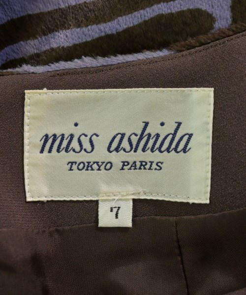 miss ashida（ミス　アシダ）ひざ丈スカート 紫 サイズ:7(S位) レディース/2200695721046