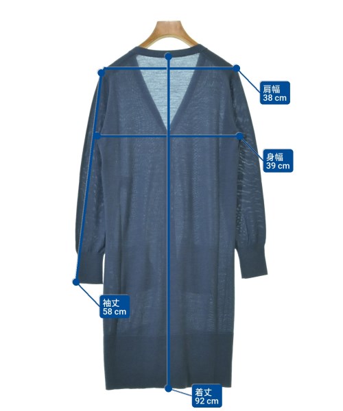 miss ashida（ミス　アシダ）カーディガン 紺 サイズ:M レディース/2200666142030