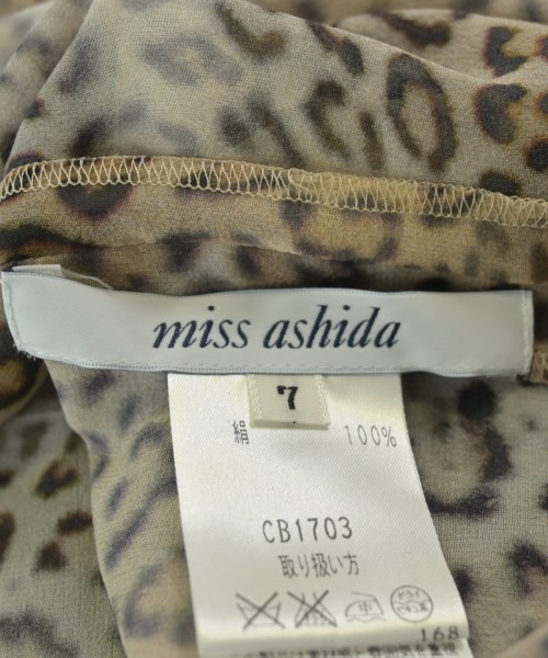 miss ashida（ミス　アシダ）ブラウス ベージュ サイズ:7(S位) レディース/2200683343045