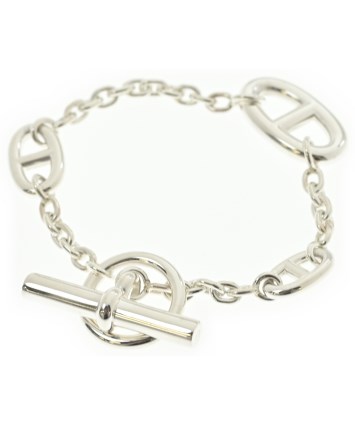 HERMES（エルメス）ブレスレット・バングル シルバー サイズ:ST