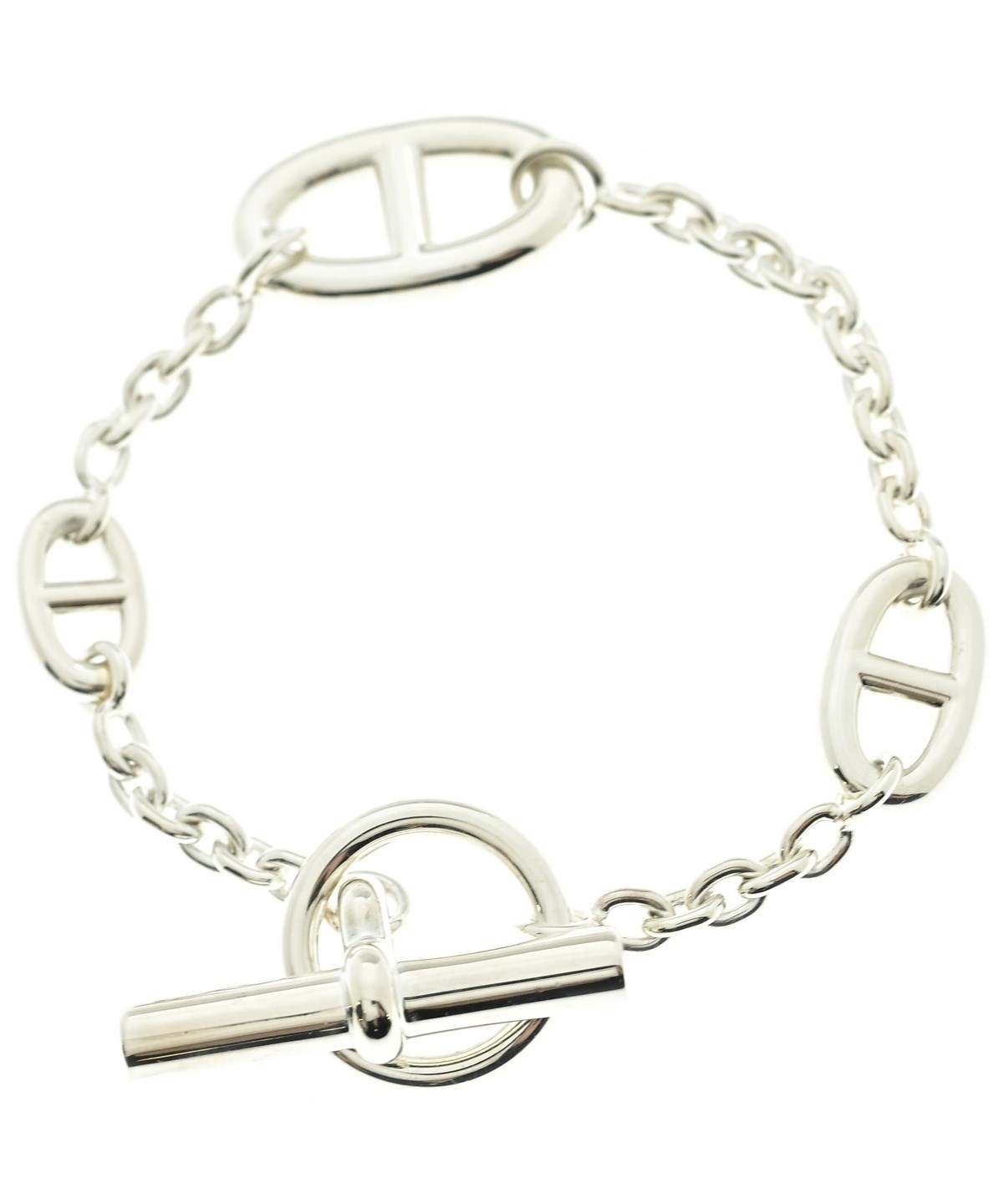 HERMES（エルメス）ブレスレット・バングル シルバー サイズ:ST