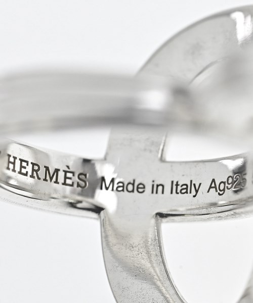 HERMES（エルメス）リング シルバー サイズ:51 レディース/2200699086097