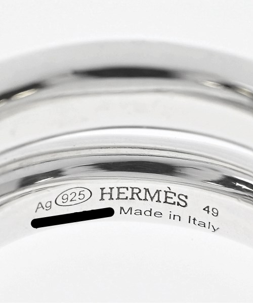 HERMES（エルメス）リング シルバー サイズ:49 レディース/2200651973144